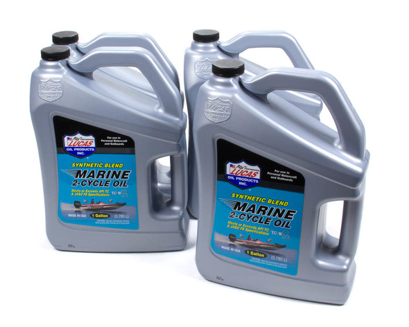 Marine Oil 2 Cycle Case 4 x 1 Gal Syn. Blend (LUC10861-4)