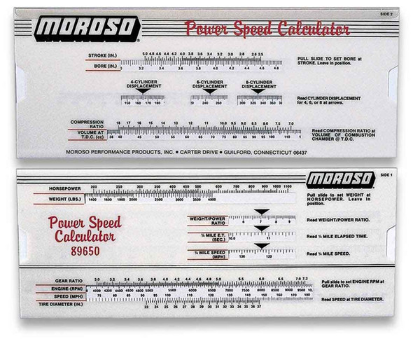 Power/Speed Calculator (MOR89650)