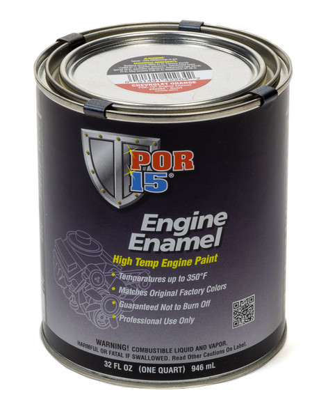 Engine Enamel Chevy Oran ge Quart (POR42264)