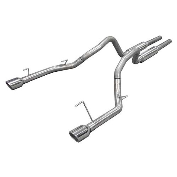 11- Mustang 3.7L 2.5in Cat Back Exhaust System (PYPSFM79)