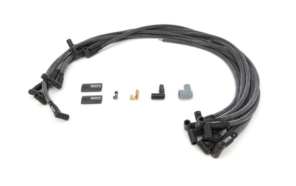 SBC Spark Plug Wire Set 90-Degree - Black (SPWCH-435-1)