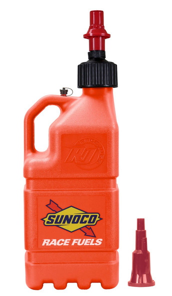 Orange Sunoco Race Jug w / Fastflo Lid & Vehicle (SRJR7500OR-FF)