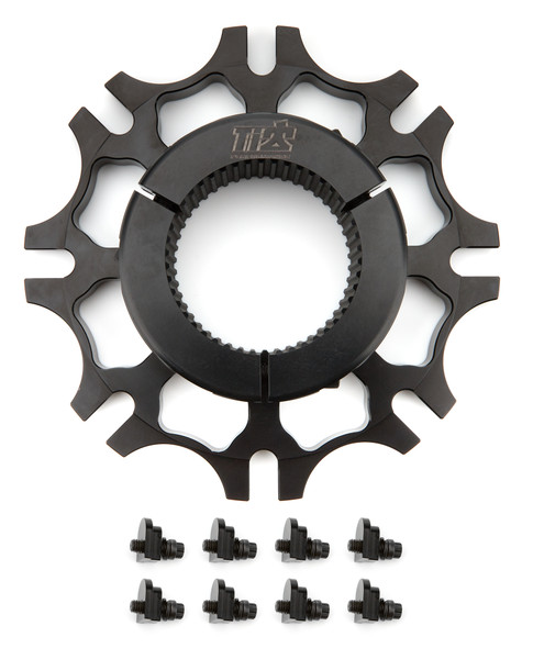 Brake Rotor Hub Inboard Splined Black Aluminum (TIP4025)