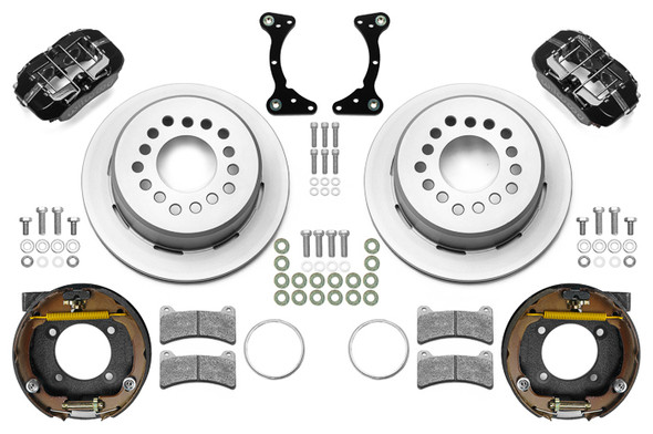 Brake Kit Rear Black FDP Plain 11in GM G Body (WIL140-17120)