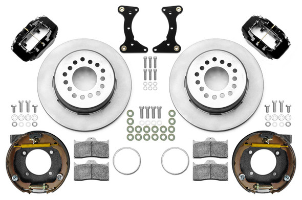 Brake Kit Rear Black FDL Plain 12in GM G Body (WIL140-17121)