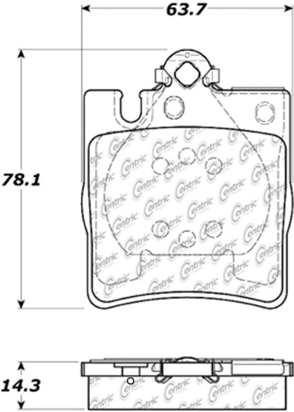 C-TEK Ceramic Brake Pads with Shims (CBP103.08760)