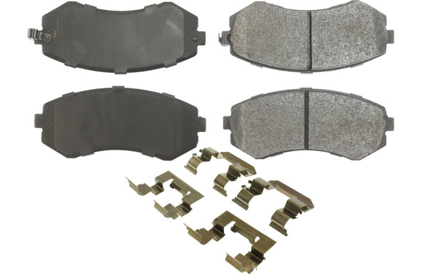Posi-Quiet Semi-Metallic Brake Pads with Hardwar (CBP104.04220)