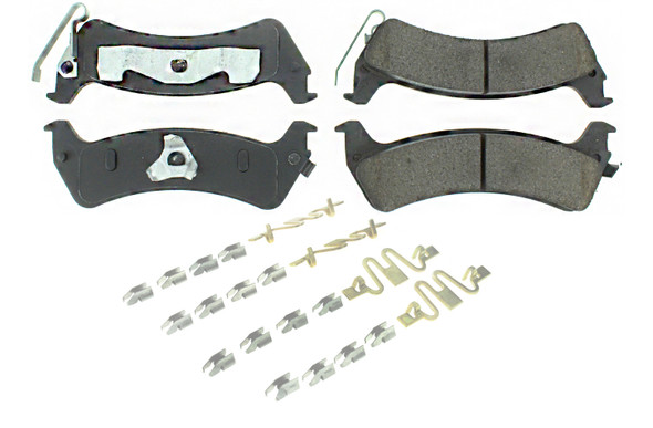 Posi-Quiet Semi-Metallic Brake Pads with Hardwar (CBP104.06660)
