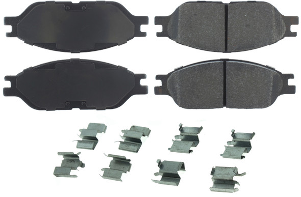 Posi-Quiet Semi-Metallic Brake Pads with Hardwar (CBP104.08030)