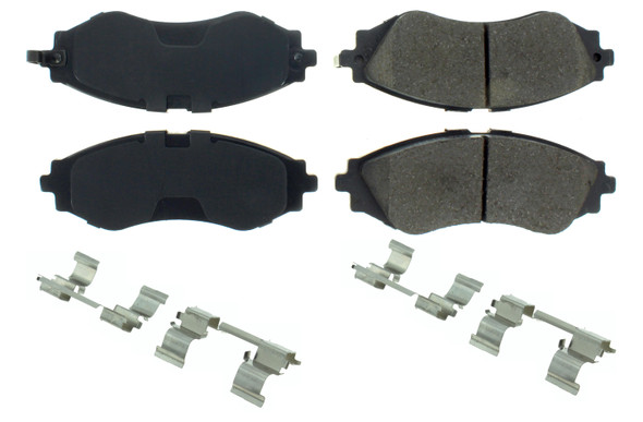 Posi-Quiet Ceramic Brake Pads with Shims and Har (CBP105.07970)