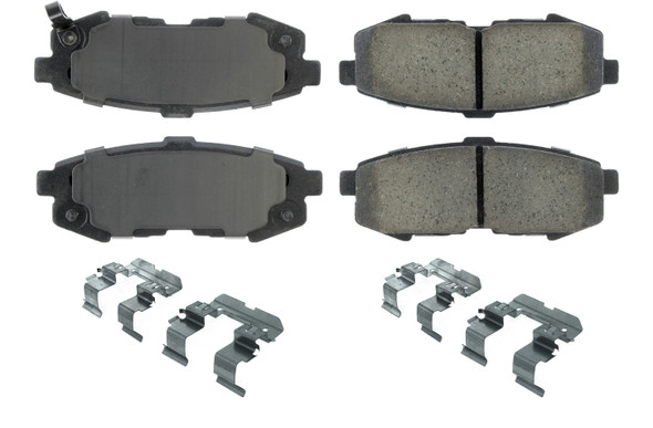 Posi-Quiet Ceramic Brake Pads with Shims and Har (CBP105.10730)