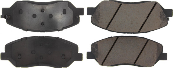 Posi-Quiet Ceramic Brake Pads with Shims and Har (CBP105.12020)