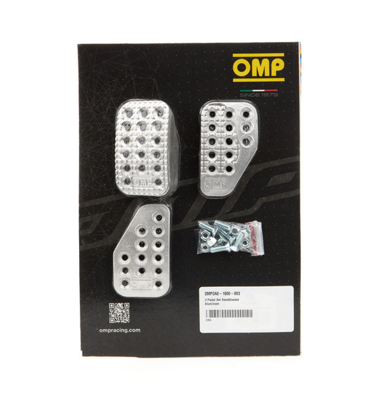 3 Pedal Set Sandblasted Aluminum (OMPOA0-1000-003)