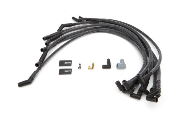 BBC Spark Plug Wire Set 90-Degree - Black (SPWCH-415-1)