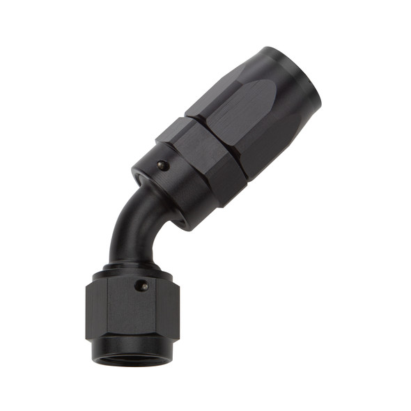 Reusable Hose End Black 45 Deg Elbow -8 (ALL49333)