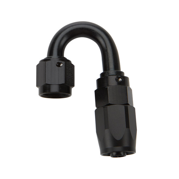 Reusable Hose End Black 180 Deg Elbow -16 (ALL49386)