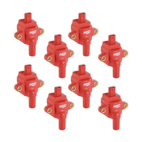 Coil Ford Godzilla 7.3L 8-Pack Red (MSD82838)