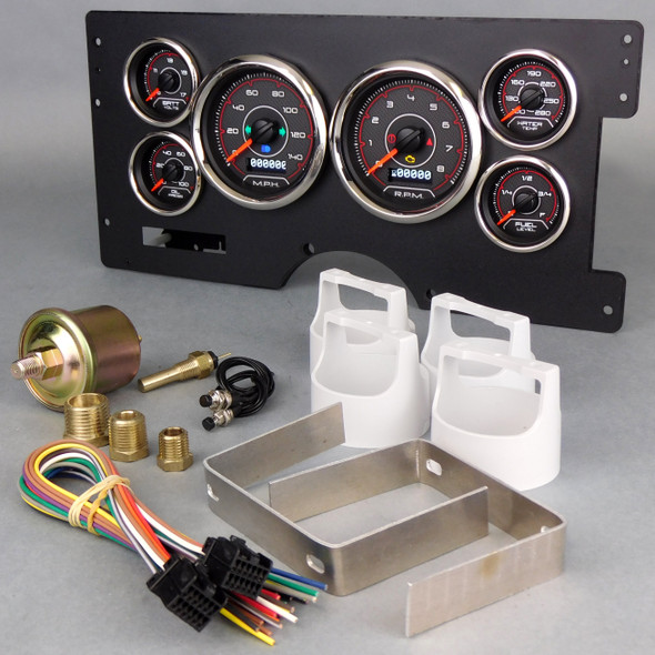 Gauge Kit GM Truck 88-94 F/S CFR Red (NVG89311-01)