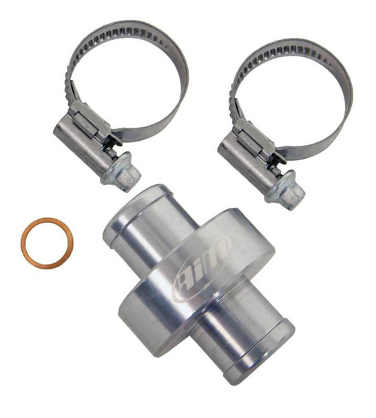 Water Temp Fitting Inline 5/8in / 3/4in M10 (AIMMS-WATERFITTING-T)