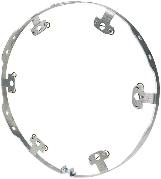 Wheel Ring Flat Style Alum 6 Fastener Q-Turn (ALL44249)
