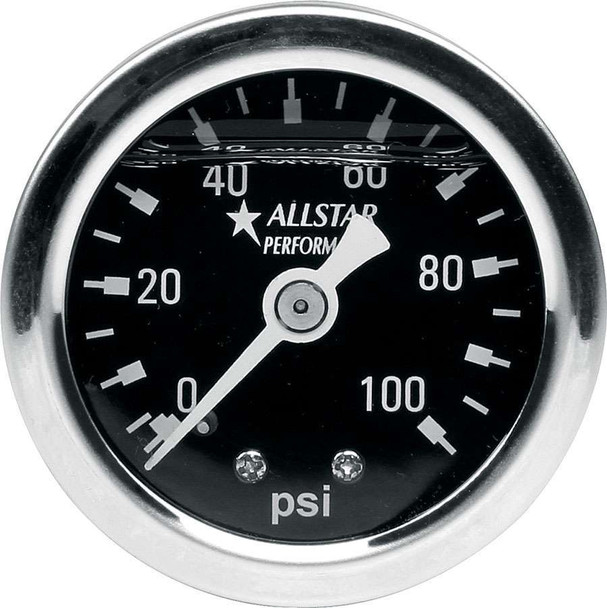 1.5in Gauge 0-100 PSI Liquid Filled (ALL80206)