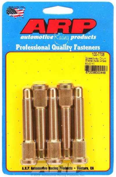 Wheel Stud Kit - 1/2-20 2.970/.568 Knurl (5) (ARP100-7706)