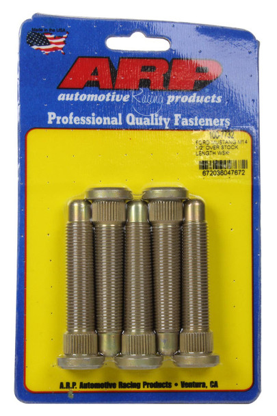 14mm Wheel Stud Kit 5pk 15-Up Mustang (ARP100-7732)