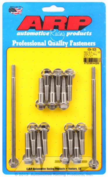 Oil Pan Bolt Kit - GM LT1 6.2L 6pt S/S (ARP434-1806)