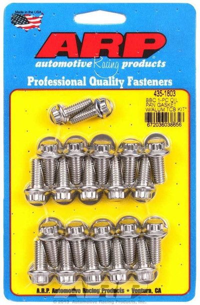 BBC S/S Oil Pan Bolt Kit 12pt. (ARP435-1803)