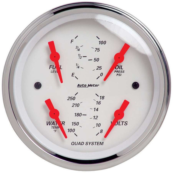 3-3/8in A/W Quad Gauge (ATM1312)