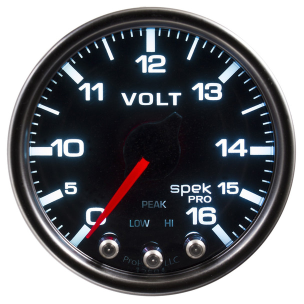 Spek-Pro Voltmeter Gauge 0-16 Volt 2-1/16 (ATMP34452)