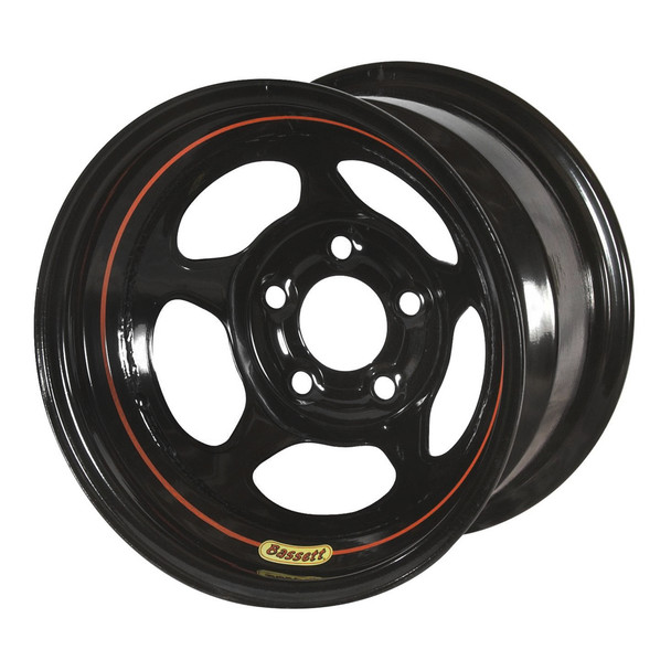 Wheel 13x8 4x4.25in 3in BS Black (BAS38SP3)