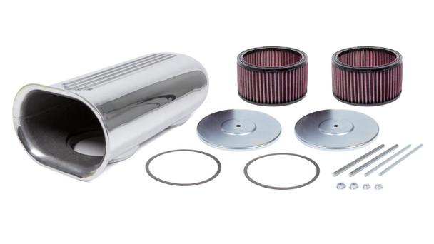 Dual Carb Blower Scoop Kit - Polished (BLS5510)