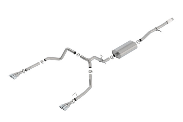 19- GM P/U 1500 5.3L Cat Back Exhaust Kit (BOR140780)