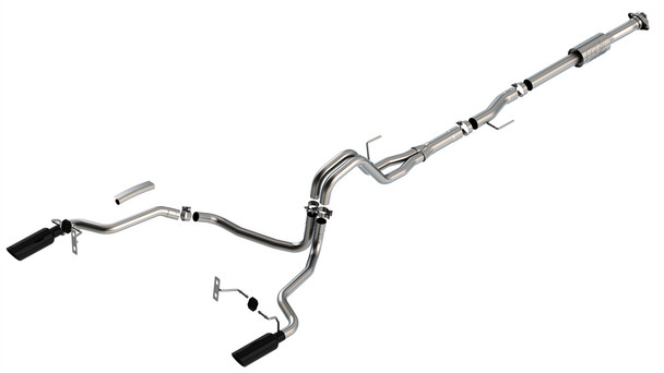 21- Ford F150 2.7/3.5L Cat Back Exhaust System (BOR140864BC)