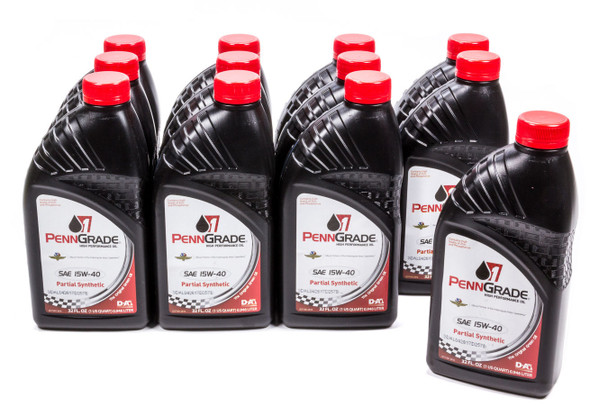 15w40 Racing Oil Cs/12Qt Partial Synthetic (BPO71586-12)