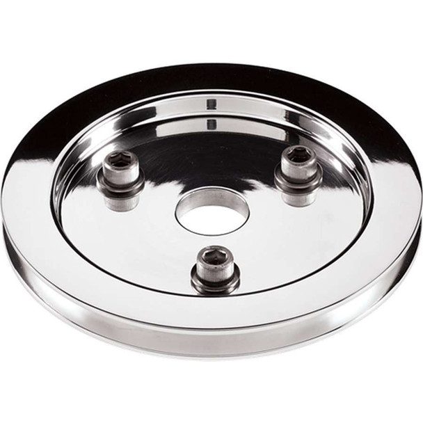 Polished SBC 1 Groove Lower Pulley (BSP81120)