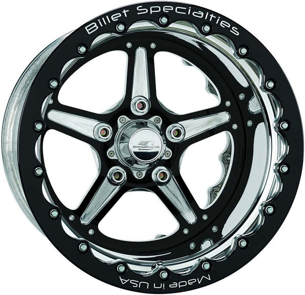 Street Lite Black Wheel 15X10 4.5in BS (BSPBRDB35106145N)