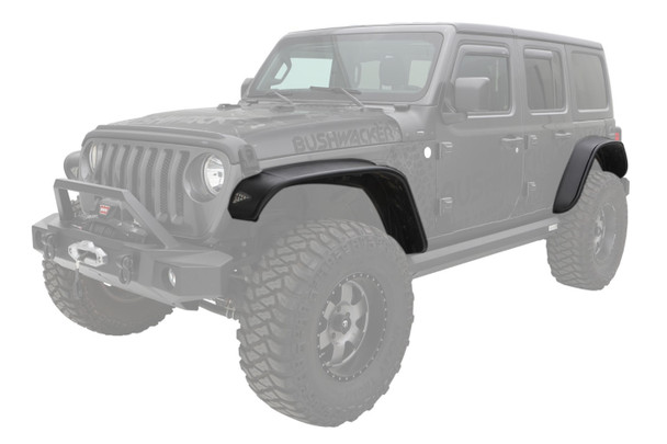 18- Jeep JL 4DR Fender Flares 4Pc Flat Style (BUS10923-07)