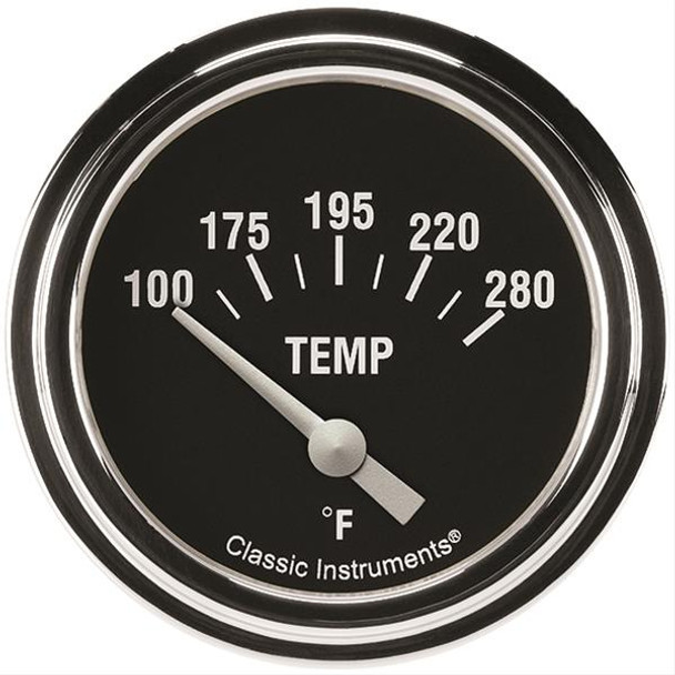 Hot Rod Temperature Gaug e 2-5/8 Short Sweep (CLAHR226SLF-04)