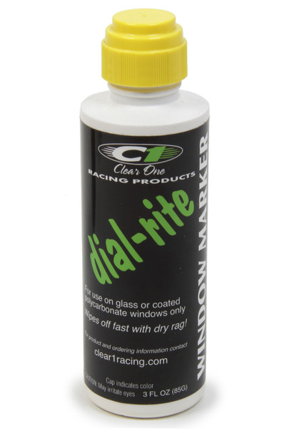 Dial-in Window Marker Yellow 3oz Dial-Rite (CLRDRM2)