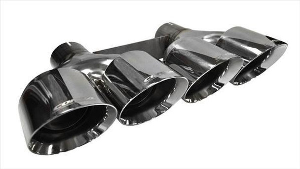 Exhaust Tip Kit - Quad 4.5in Polished Pro-Serie (COR14062)