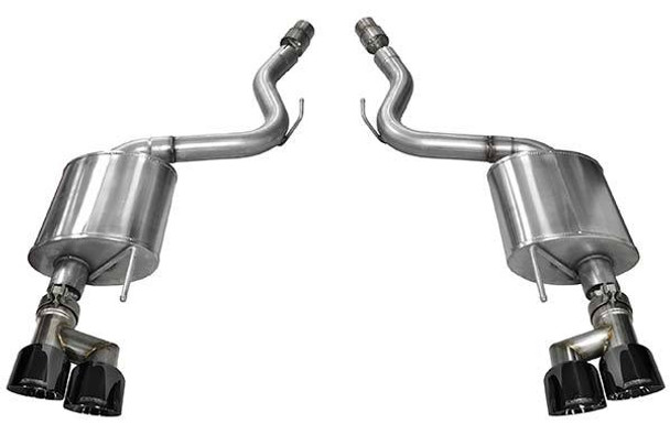 Exhaust Axle-Back - 2.75 in Dual Rear Exit (COR14784BLK)