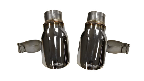 Two Single 4in Polished Pro-Series Tips Kit (COR14977)