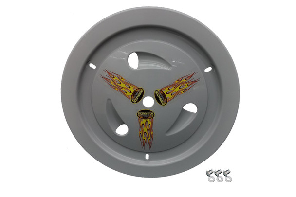 Wheel Cover Dzus-On Gray Real Style (DOM1007-D-GRY)