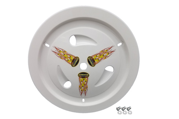 Wheel Cover Dzus-On White (DOM1013-D-WH)