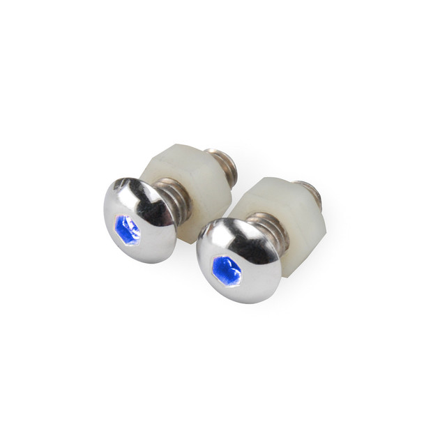 Lighted Button Head Bolt Pair Blue (DSN30307)