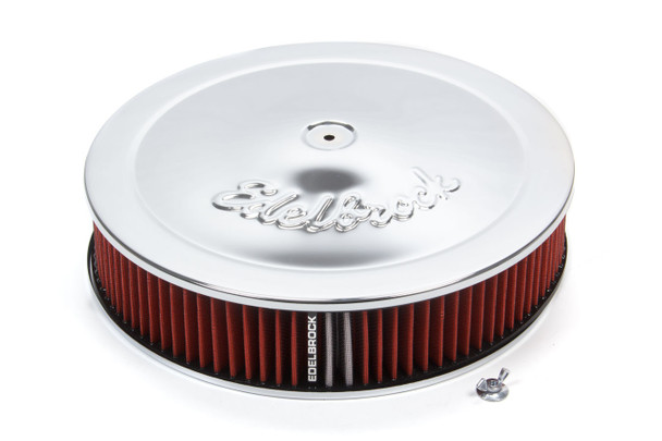 Pro-Flow Air Cleaner Kit 14in x 3in Chrome (EDE1206)