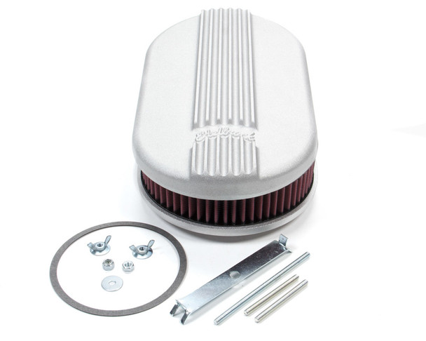 Air Cleaner Kit Classic Finned Small Oval (EDE41159)