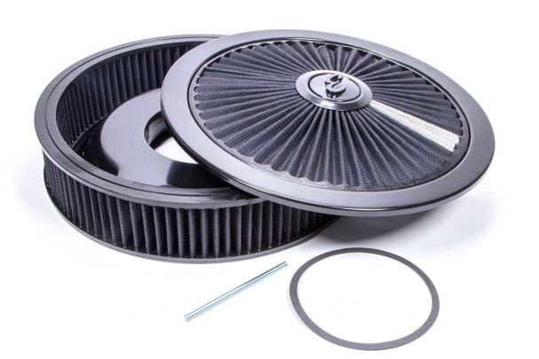 Air Cleaner Kit - 14in Dia. Breathable - Black (EDE43662)